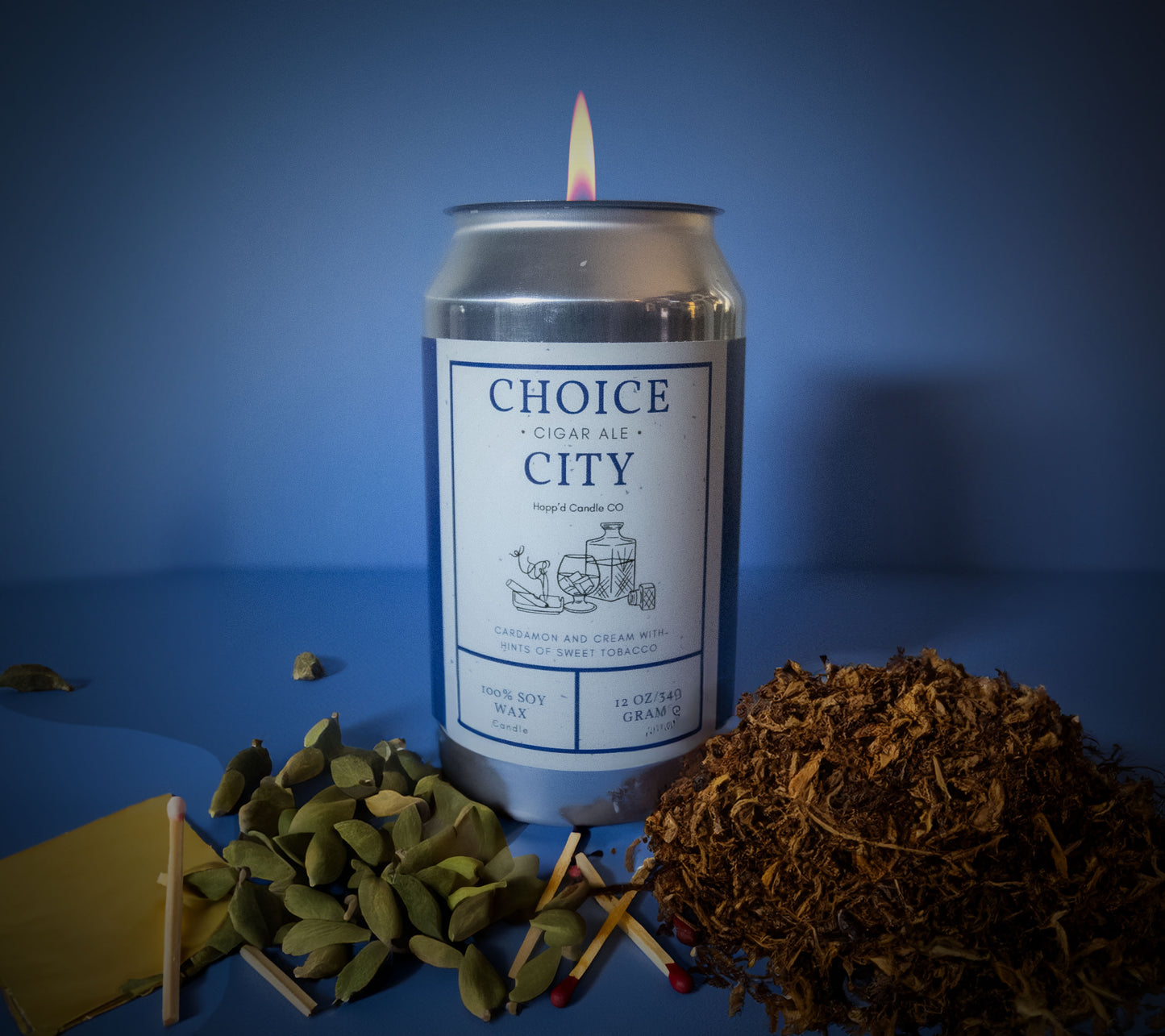 Choice City Cigar Ale: Soy Wax Candle